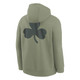 Celtics Youth Nike Courtside Statement Oil Green Pullover Hood Image coming soon src=